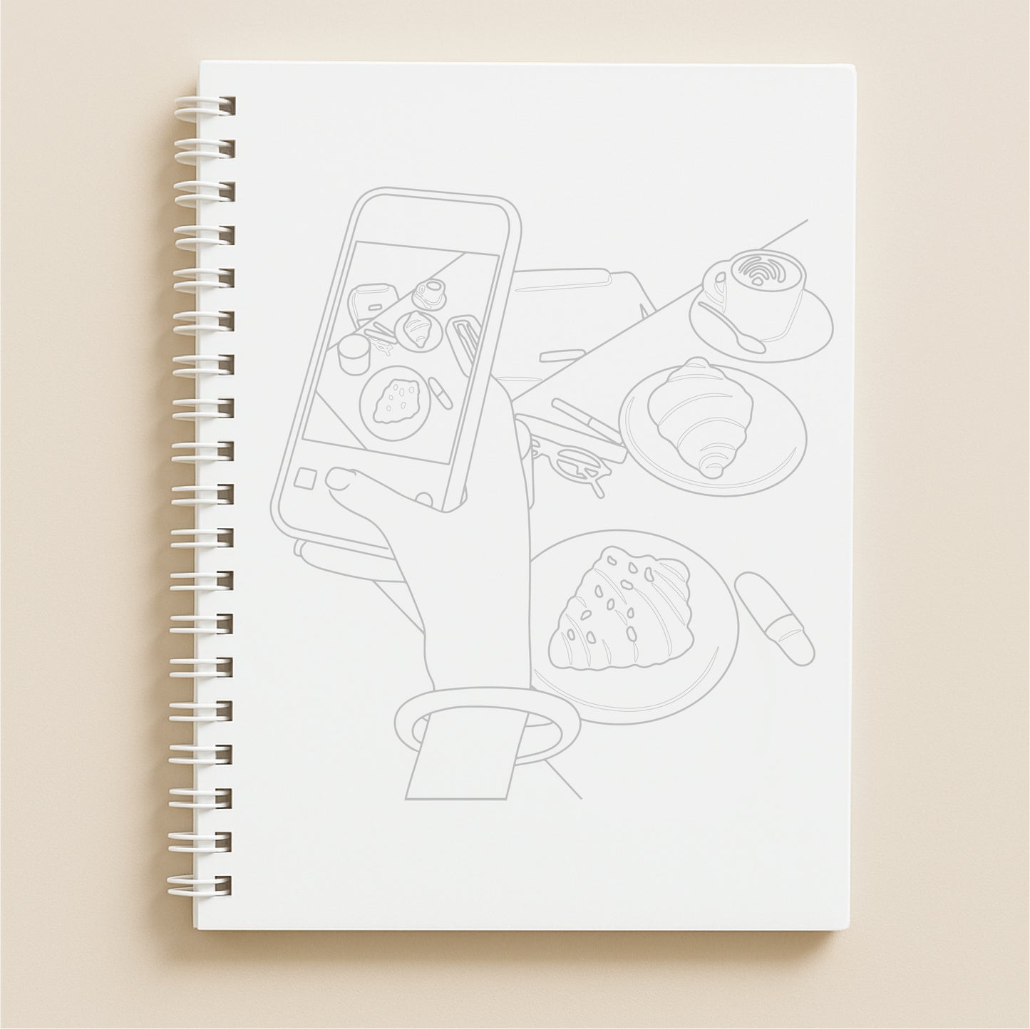 Mon livre à peindre - Instants gourmands