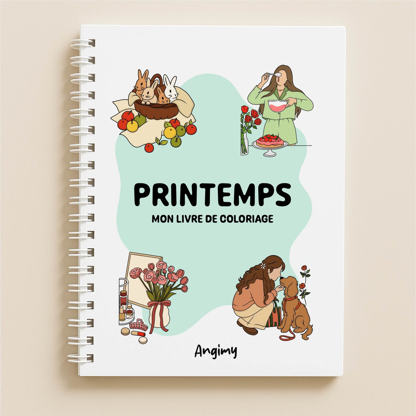 Mon livre de coloriage - Printemps