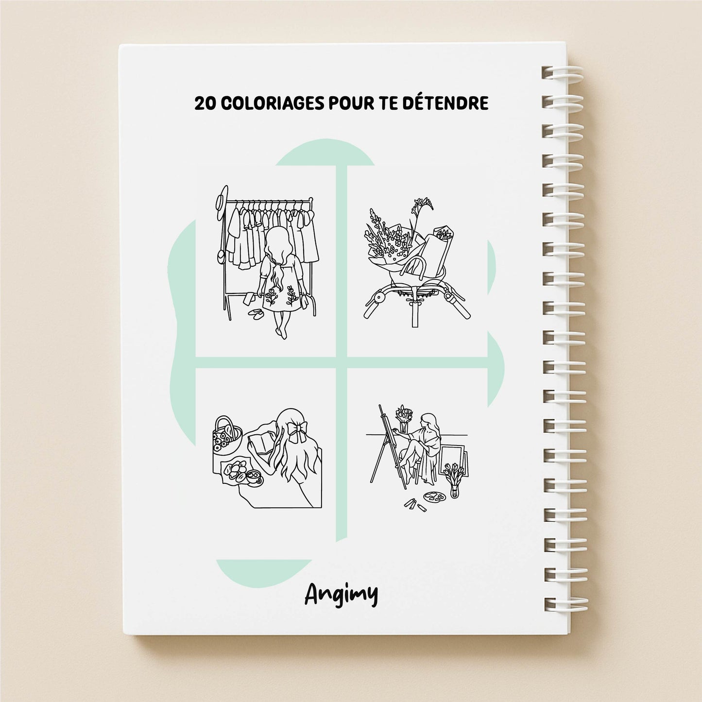 Mon livre de coloriage - Printemps