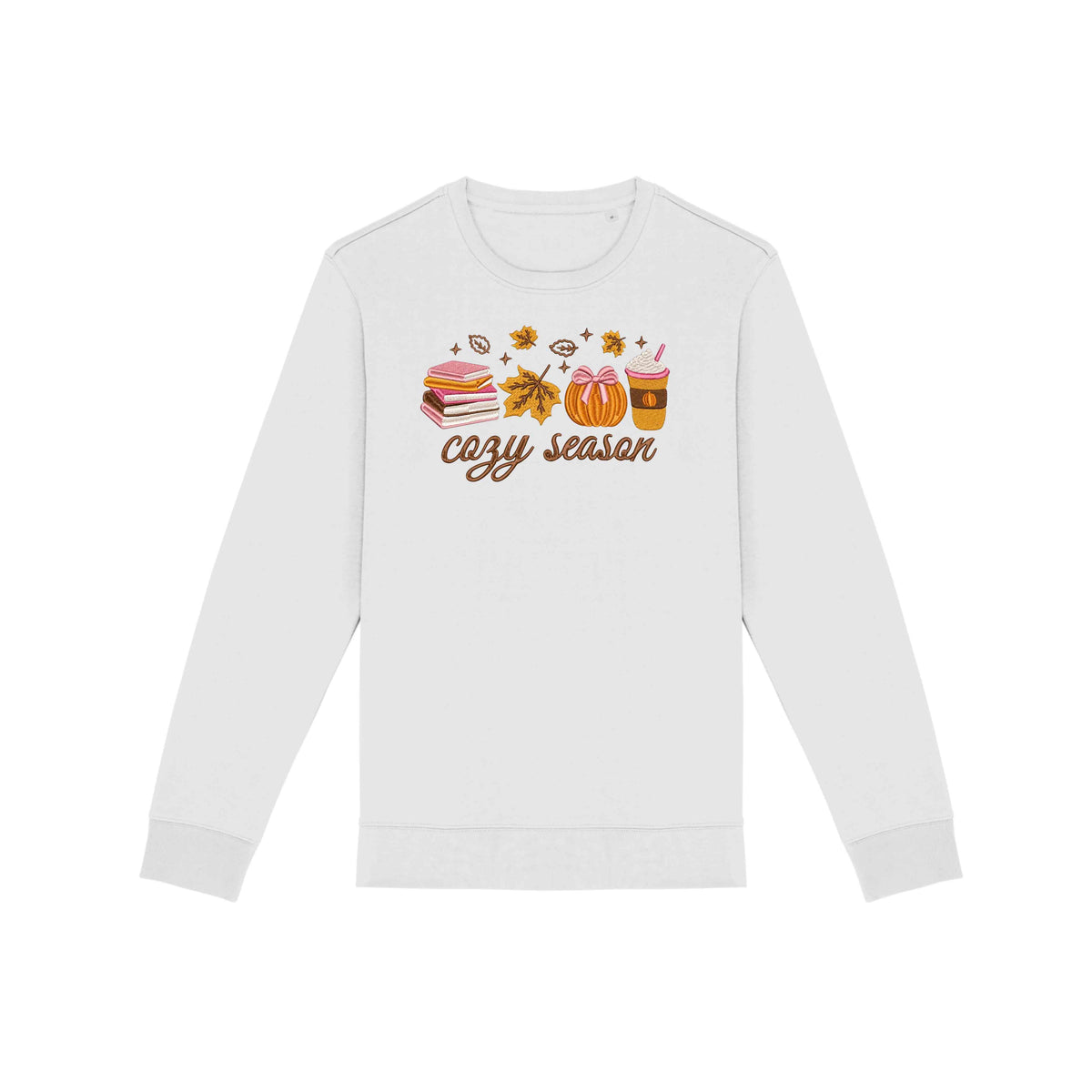 Sweat brodé « Cozy season » d’Automne
