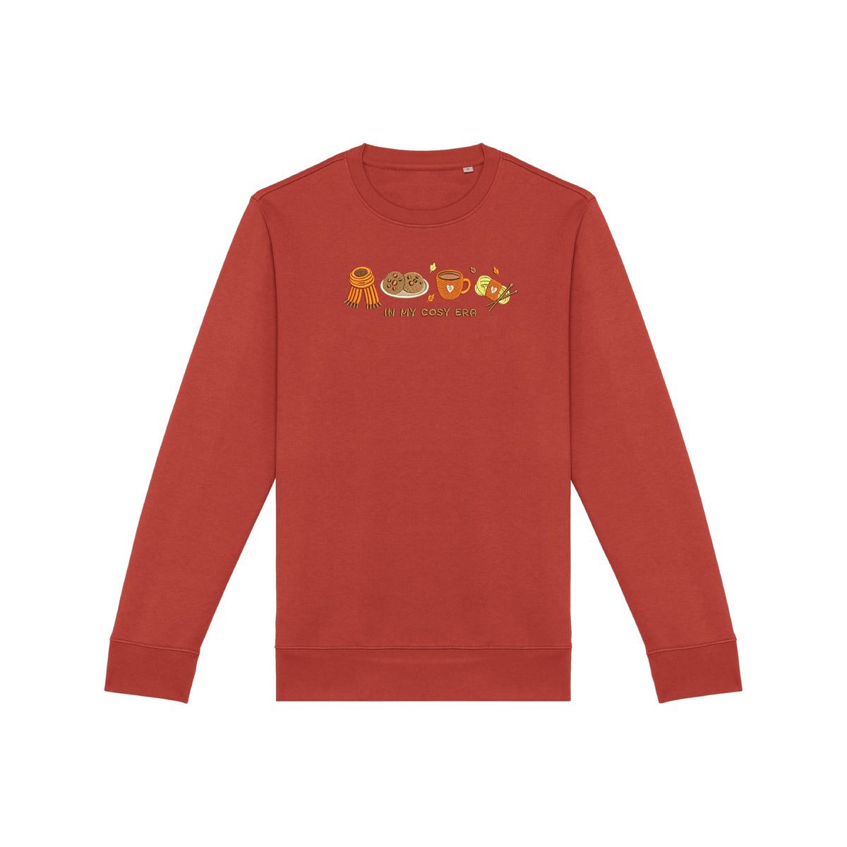 Sweat brodé « In My Cosy Era » d’Automne