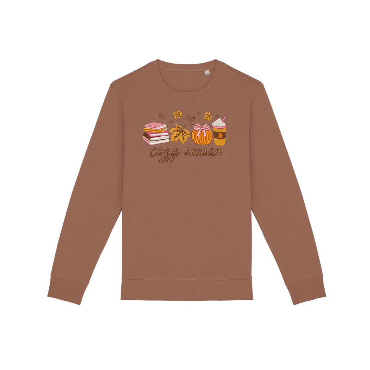 Sweat brodé « Cozy season » d’Automne