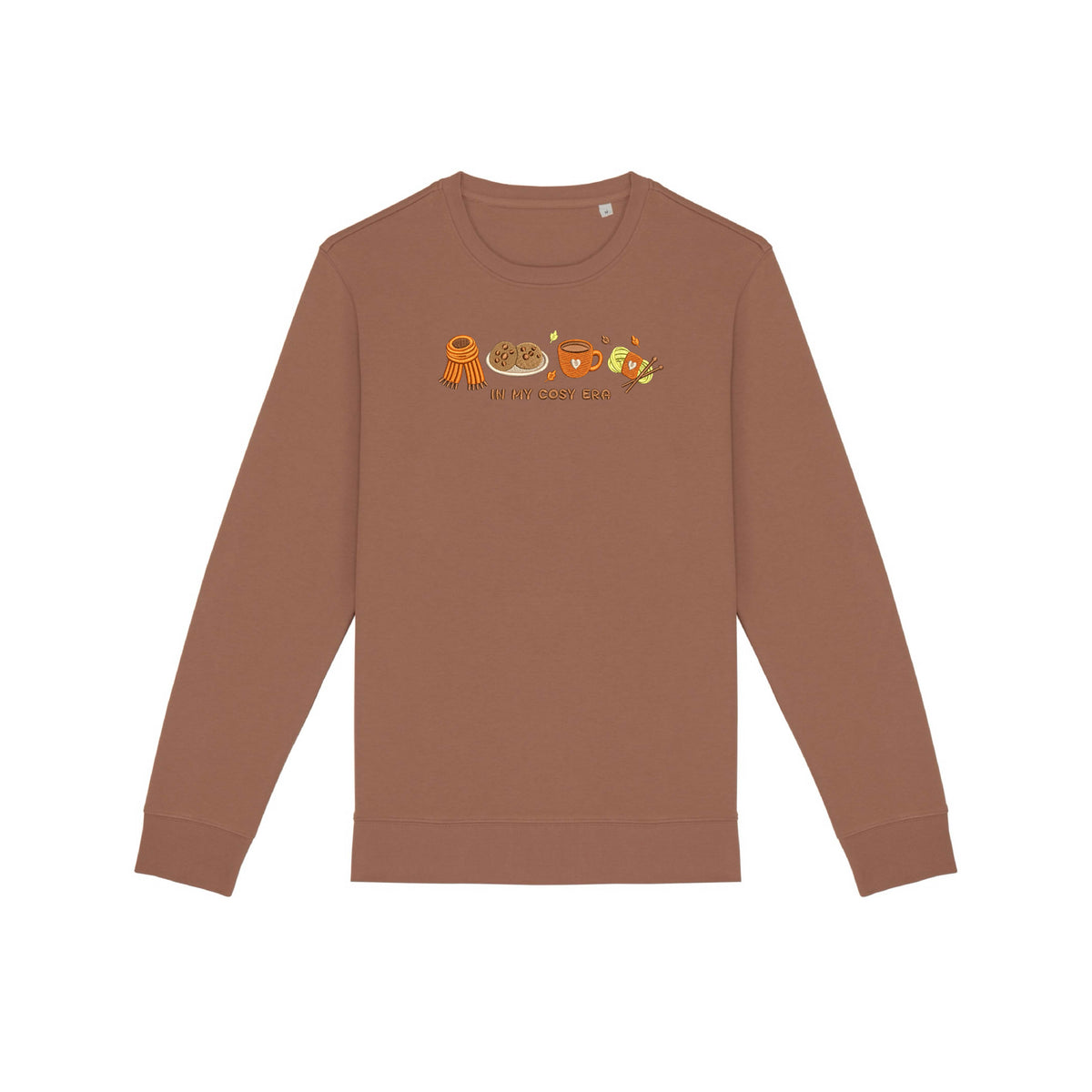 Sweat brodé « In My Cosy Era » d’Automne