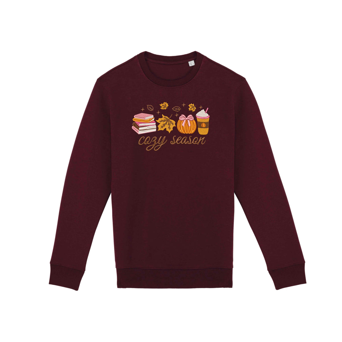 Sweat brodé « Cozy season » d’Automne