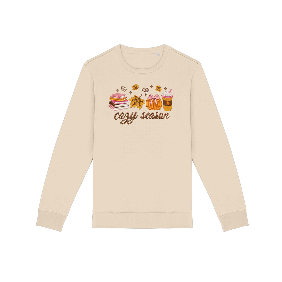 Sweat brodé « Cozy season » d’Automne