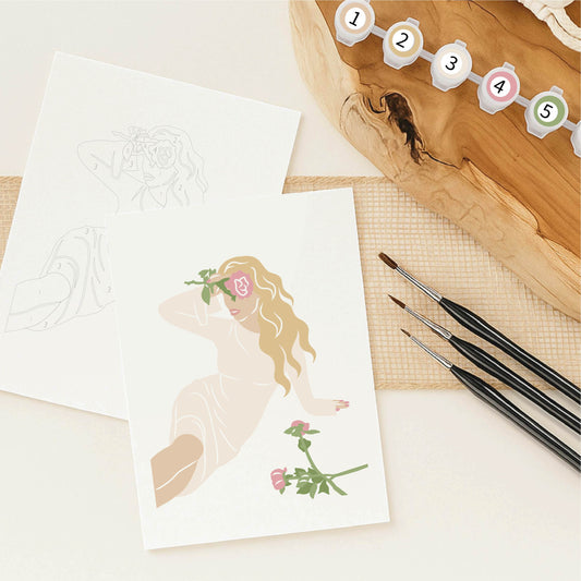 Ma peinture sur numéro - Rose