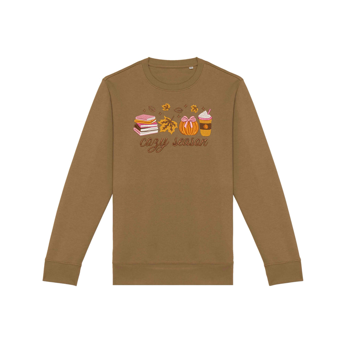 Sweat brodé « Cozy season » d’Automne