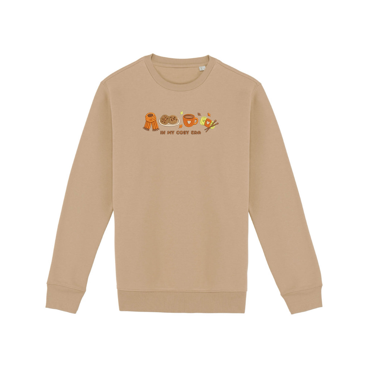 Sweat brodé « In My Cosy Era » d’Automne