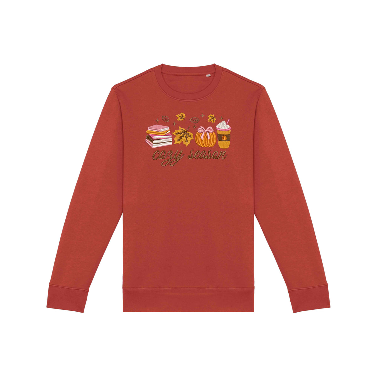 Sweat brodé « Cozy season » d’Automne