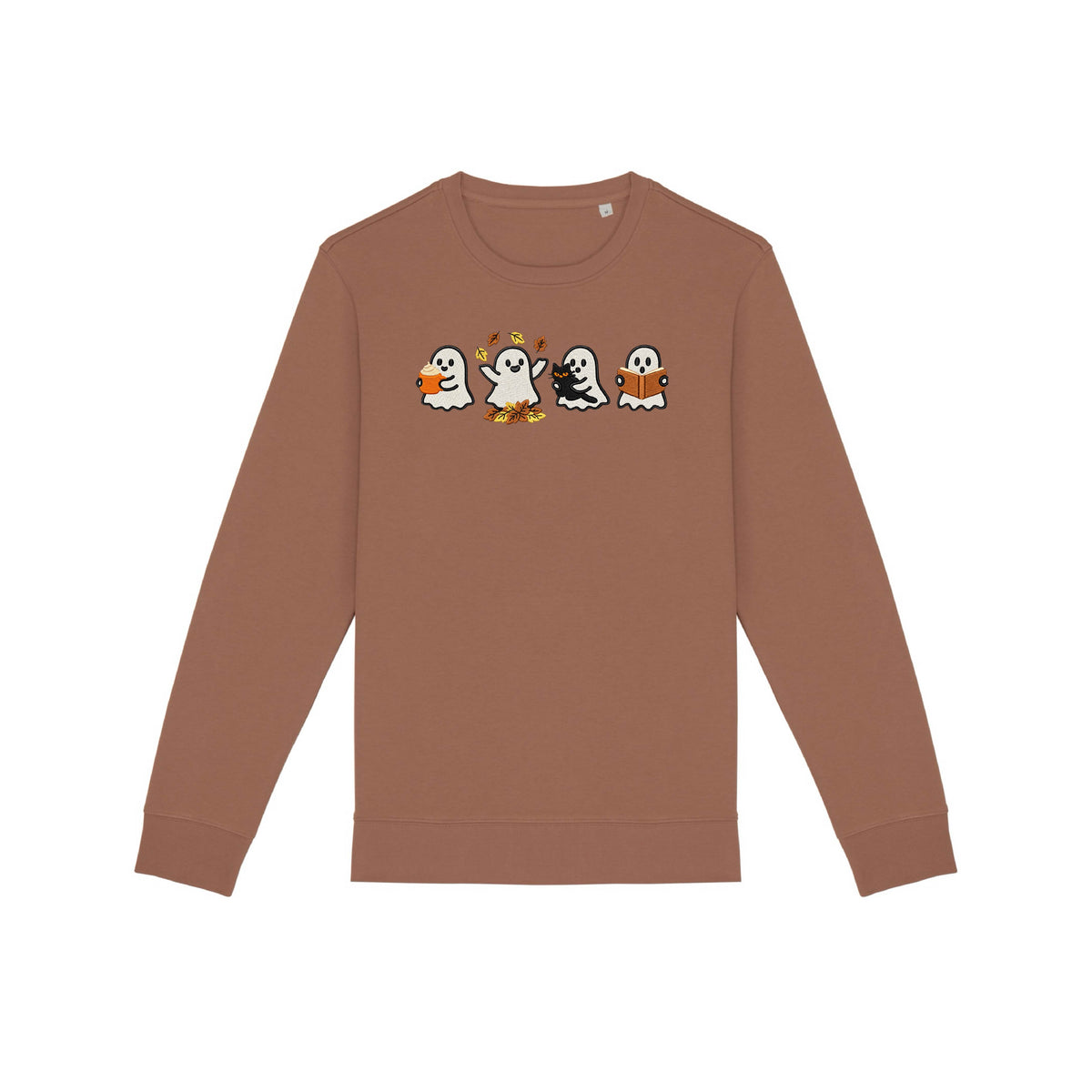 Sweat brodé « Petits fantômes » d’Halloween