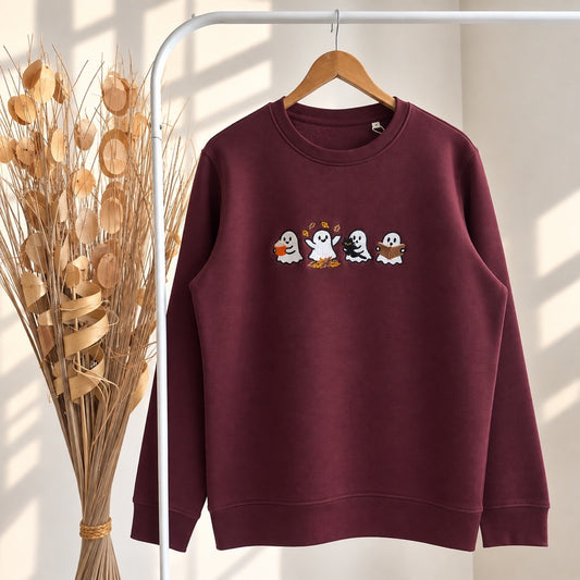 Sweat brodé « Petits fantômes » d’Halloween