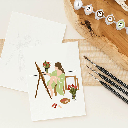 Ma peinture sur numéro - L’artiste