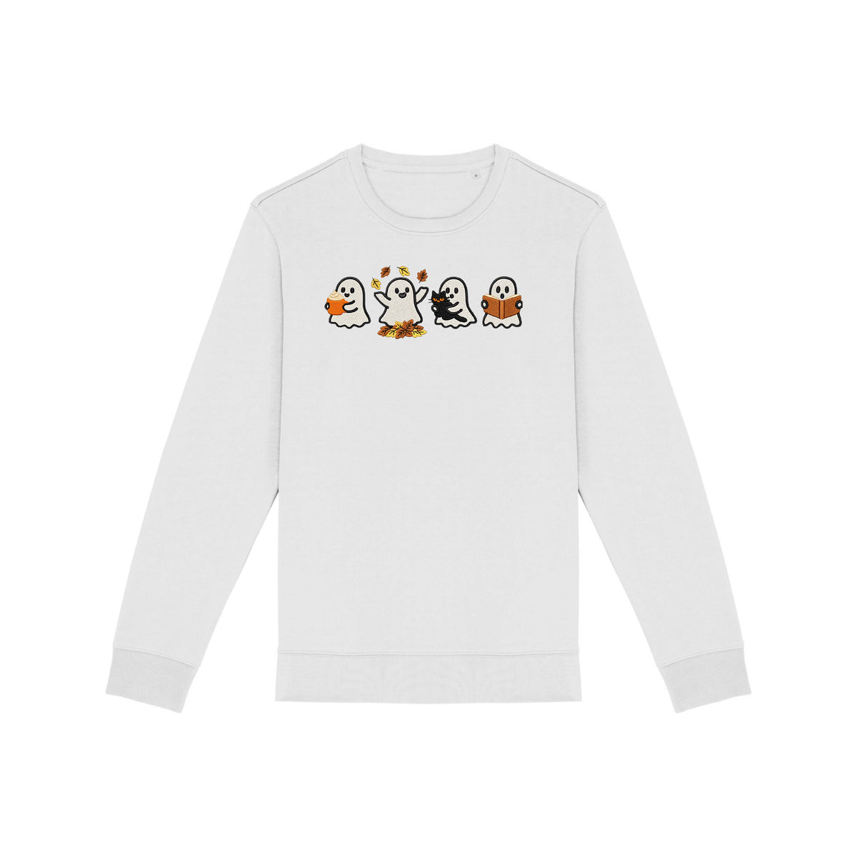 Sweat brodé « Petits fantômes » d’Halloween