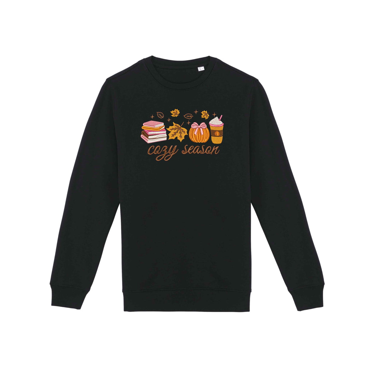 Sweat brodé « Cozy season » d’Automne