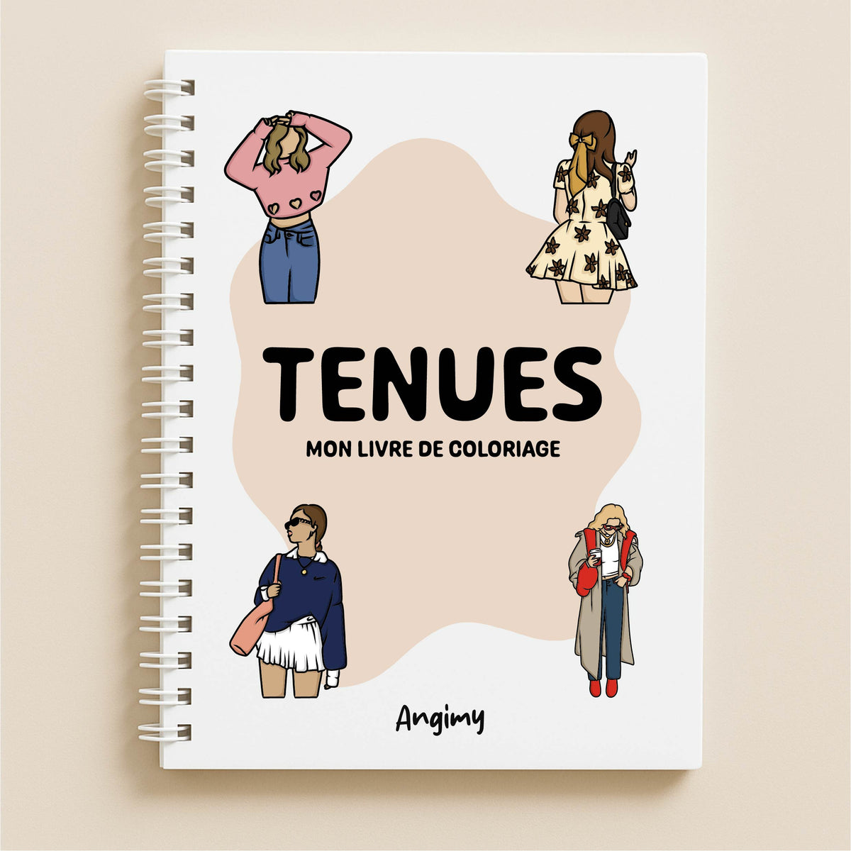 Mon livre de coloriage - tenues